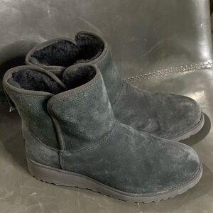 UGG Dark Gray Ankle Booties
